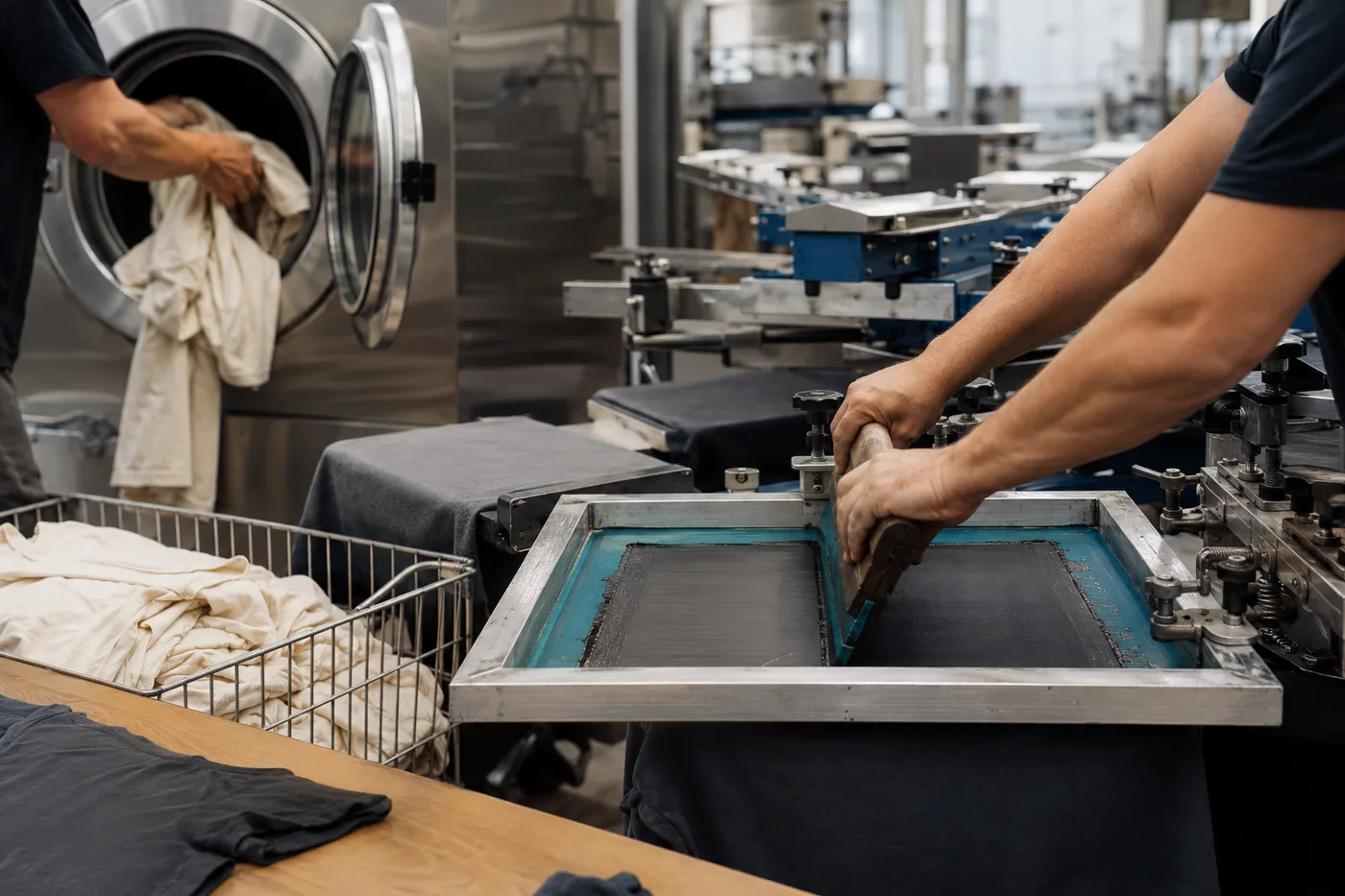 Apparel printing and decoration process used in Weavnora buyer guidance